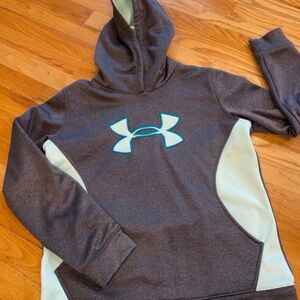 Under Armour Storm Hoodie. Youth XL. Fleece Lined, Gently Worn